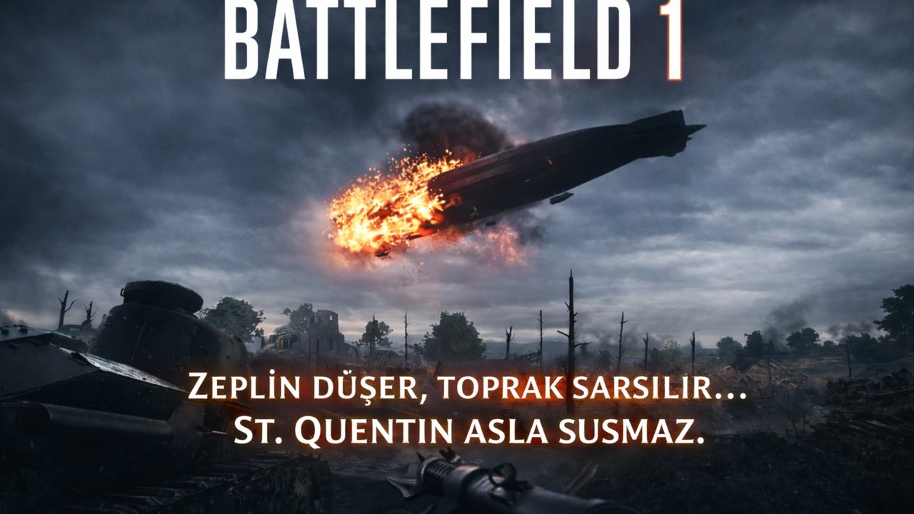 ST. QUENTIN SCAR YANIYOR | Battlefield 1