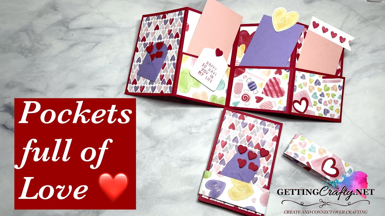 Pocket Full of LOVE Live Card Making using Stampin' Up! Sweet Talk