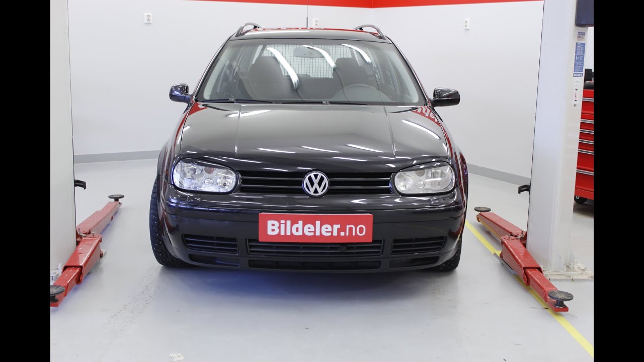 VW Golf IV: Hvordan bytte støtdemper og fjærbeinslager foran - 1998 til 2006 mod.