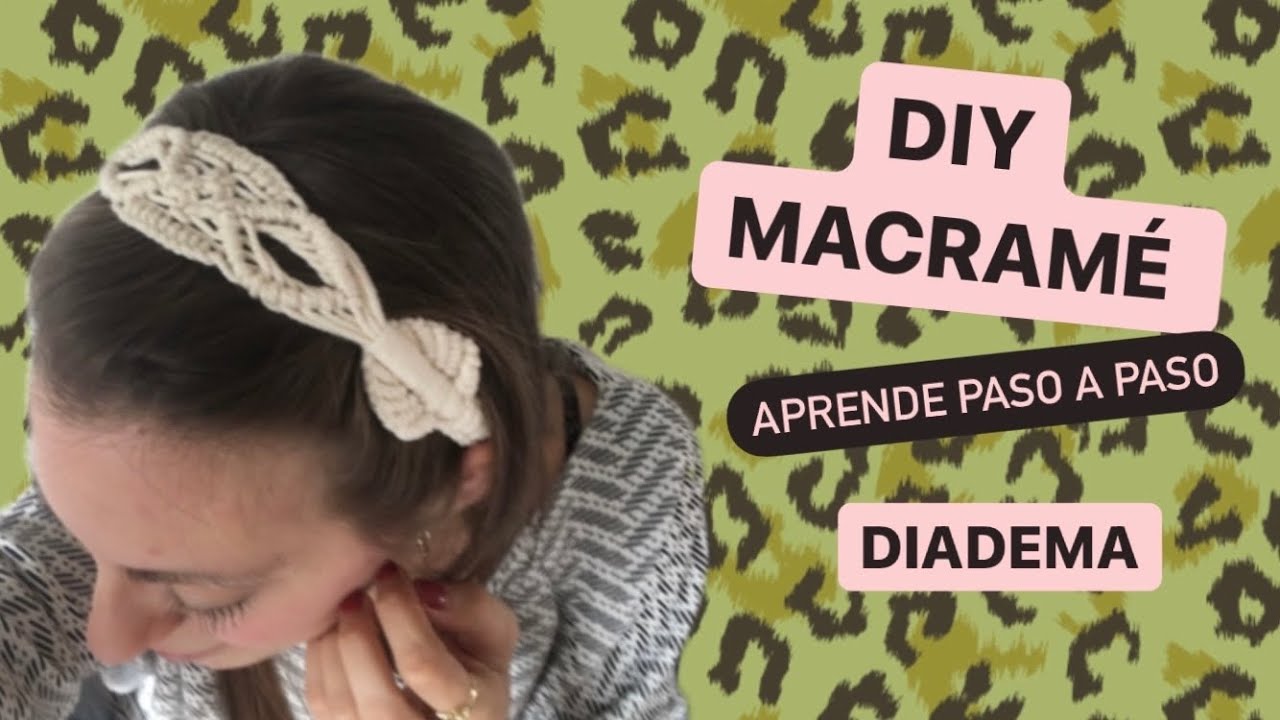 DIY MACRAMÉ: Diadema (tutorial paso a paso) | @Degrenette