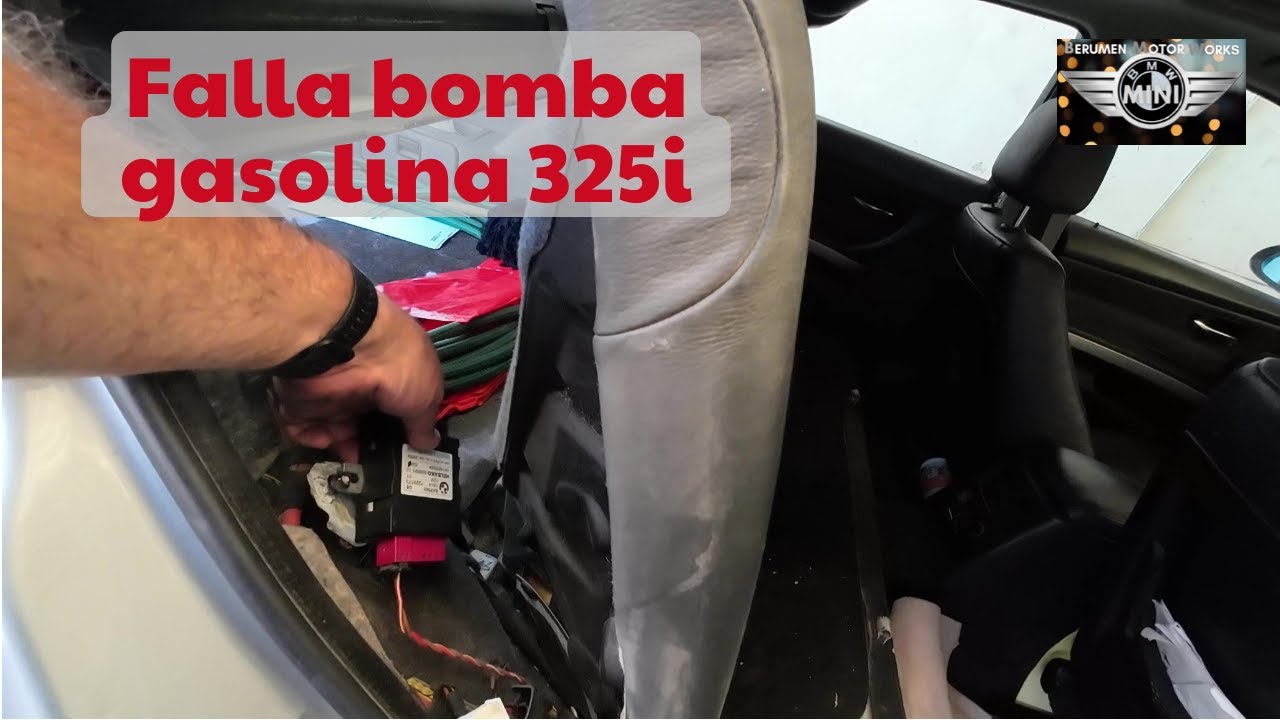 Como revisar una falla de bomba gasolina BMW 325 i 2006