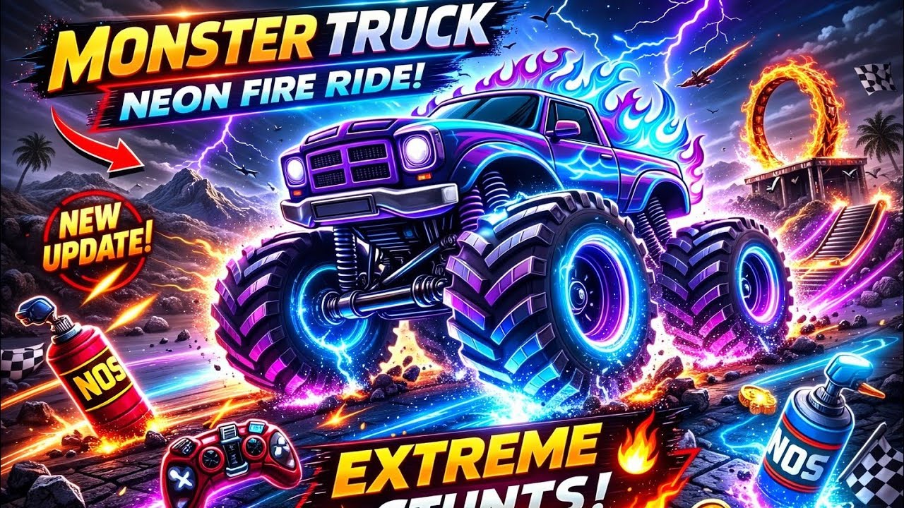 Monster Truck Mega Ramp Showdown 🚛🔥 Extreme Racing Action | Android Gameplay
