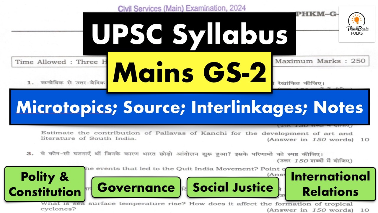 Mains GS -2:- Effective - Realistic - Decentralised Approach#upsc  #thinkbasicfolks #upscmains #ias