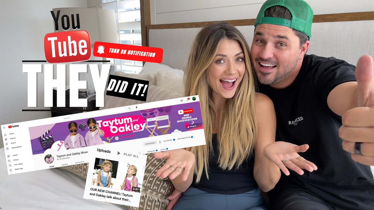 Taytum and Oakley HAVE THEIR OWN YOUTUBE CHANNEL!
