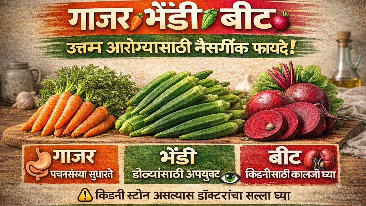 🥕गाजर आणि बीट खाण्याचे फायदे | रक्तवाढ, दृष्टी व हृदयासाठी अत्यंत उपयुक्त diettips#HealthyLifestyle 
