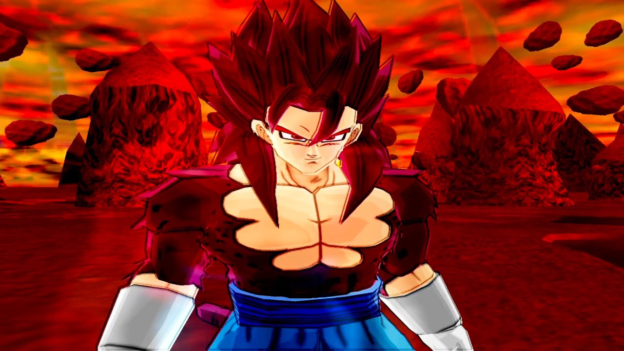 VEGETTO DAIMA SSJ4 VS KING GOMAH (GAMEPLAY) 