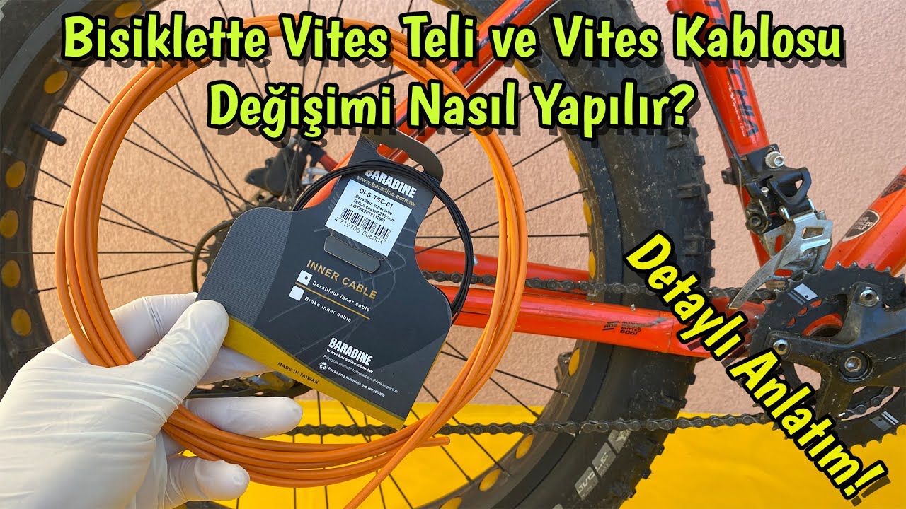 Bisikletin Vites Teli ve Vites Kablosu Nasıl Değiştirilir?-Periyodik Bisiklet Bakımı