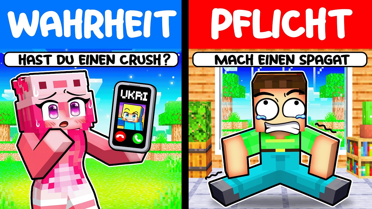 Minecraft, aber EXTREMES WAHRHEIT ODER PFLICHT…