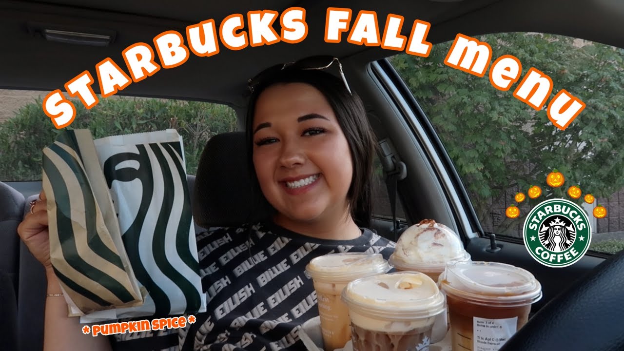 TRYING STARBUCKS FALL DRINKS 2022 🎃☕️ | Pumpkin Spice & Apple Crisp Macchiato | + new tattoos