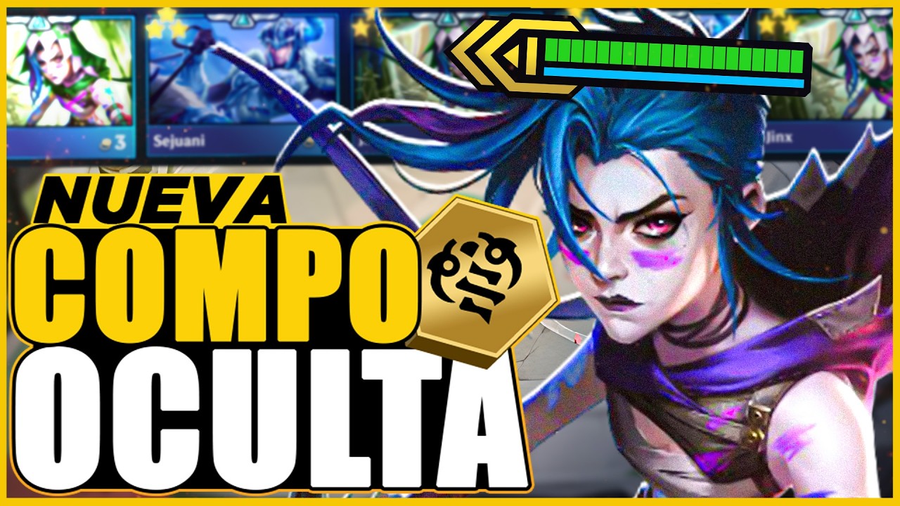 NUEVA COMPO de JINX 3 ESTRELLAS ESTA ROTO en TFT Set 16!!