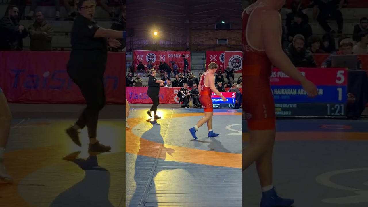 Arutunian Haikaram -87 kg vice-champion au tournoi international Rosny Cup en lutte gréco-romaine