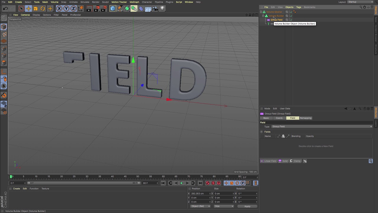 Cinema 4D R20 Favourite Features - OpenVDB and Fields
