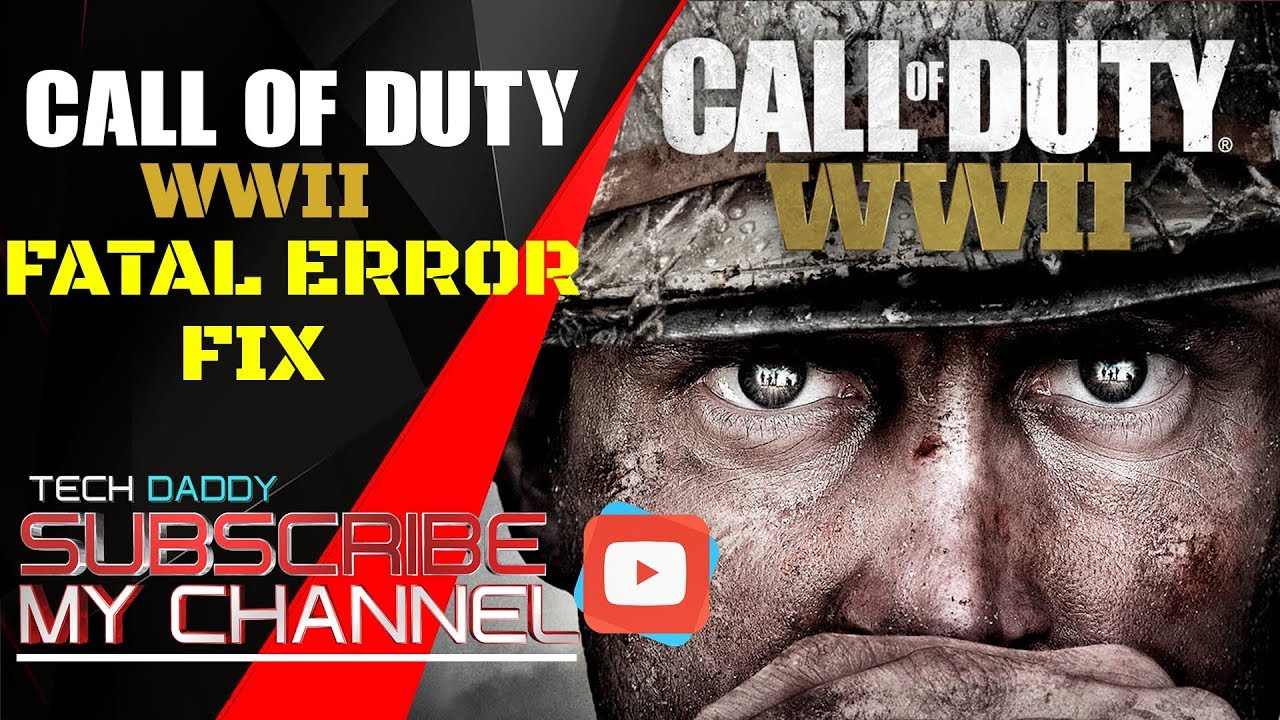 CALL OF DUTY WWII FATAL ERROR FIX ( MENU CONTENT NOT AVAILABLE )