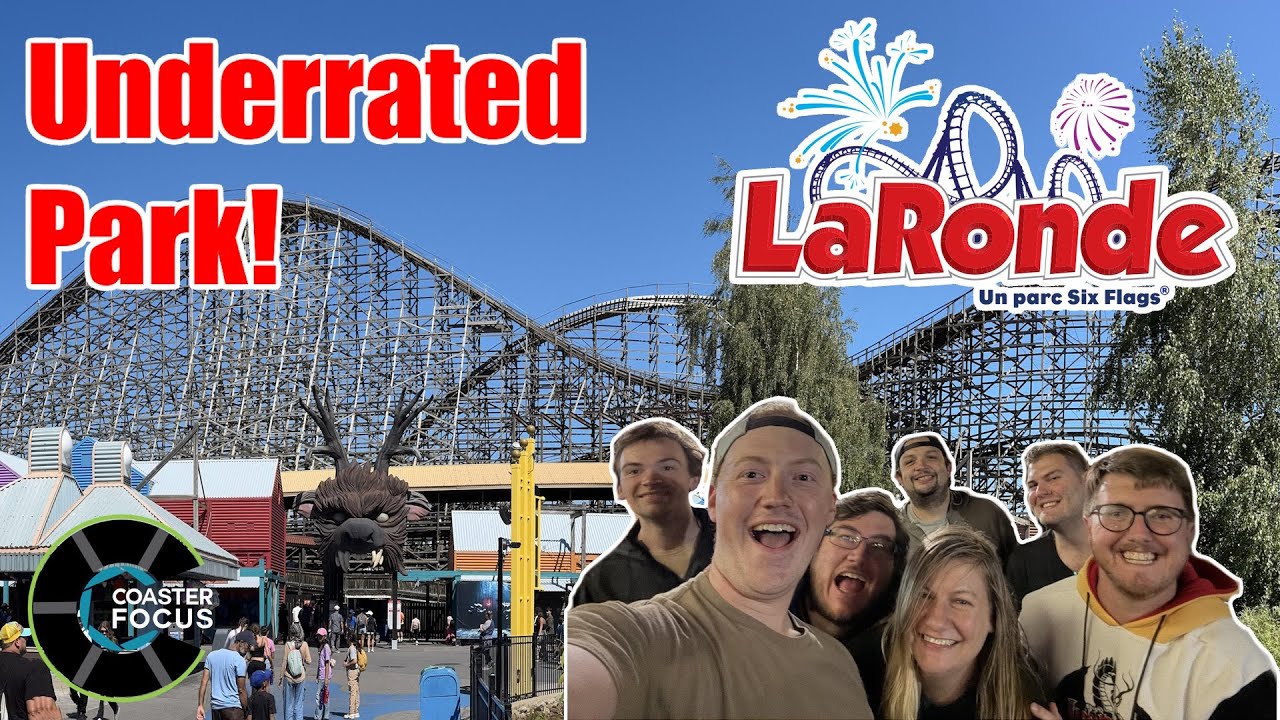 Ларонд с друзьями — это весело! Посещение парка развлечений Six Flags LaRonde в Монреале, Канада!