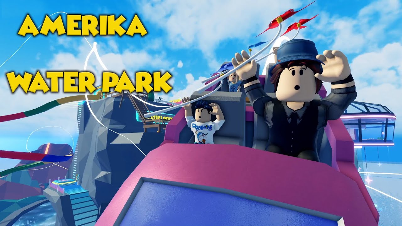 KOMİK ZENGİN AİLE AMERİKA'YA GİDİYOR WATER PARK | ROBLOX LİVETOPİA RP