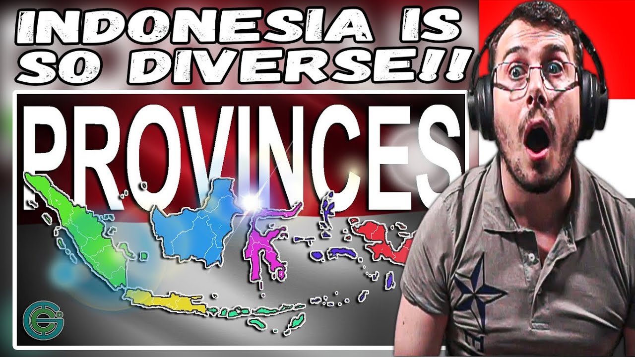 Geography Now Indonesia 🇮🇩 Reaction | Provinces of Indonesia Explained