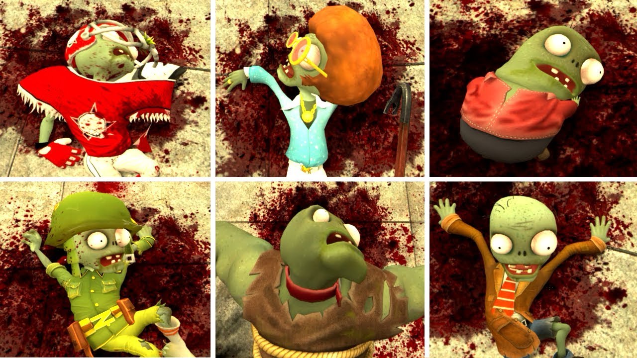 ALL ZOMBIES TORTURE! PvZ Garden Warfare PVZ mod 2018