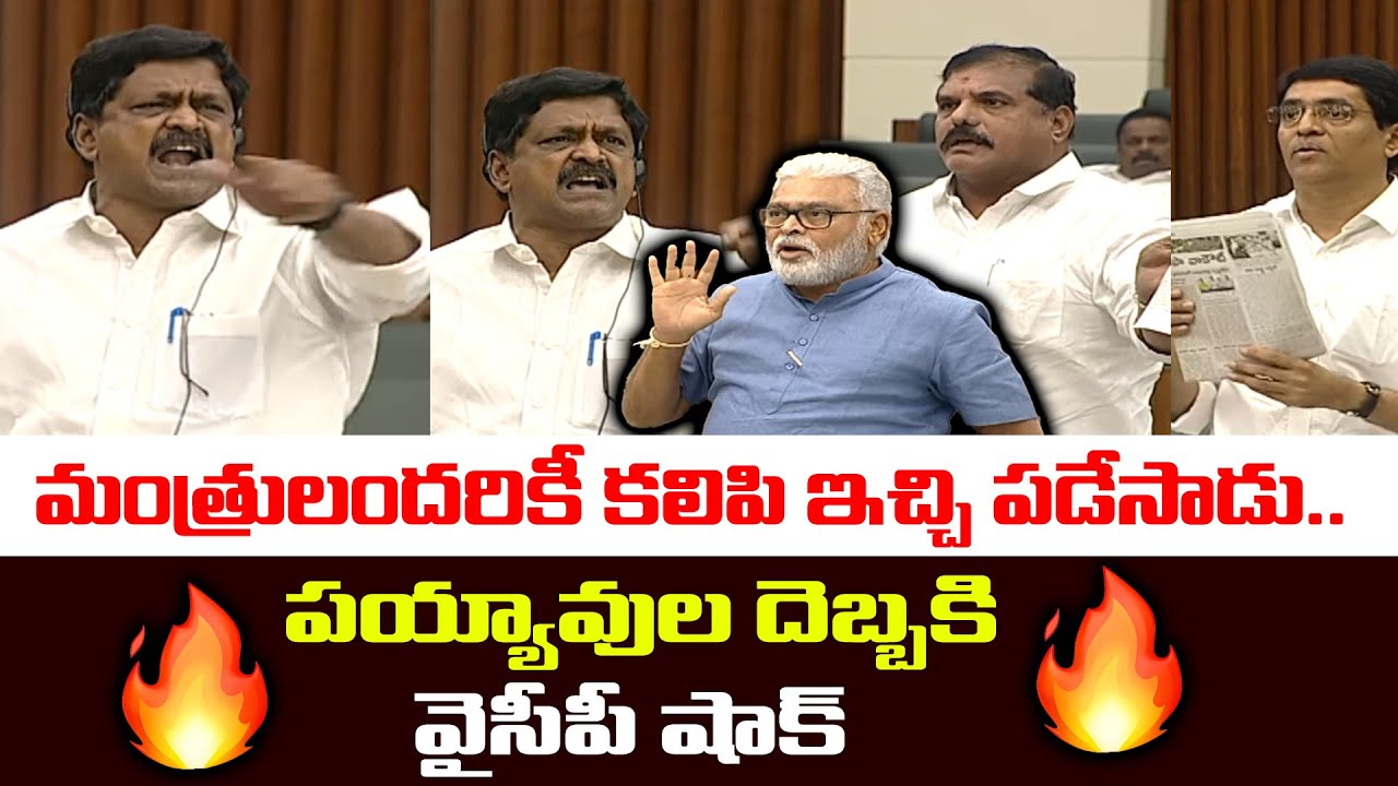 పయ్యావుల దెబ్బకి వైసీపీ షాక్ | Payyavula Keshav Strong Counter to YSRCP Ministers | AP Assembly