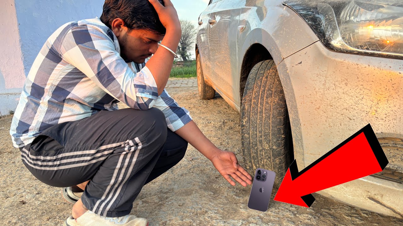Car vs Phone | Kya Phone Bach Payega? Car Se Phone Crush Test 😳 | 