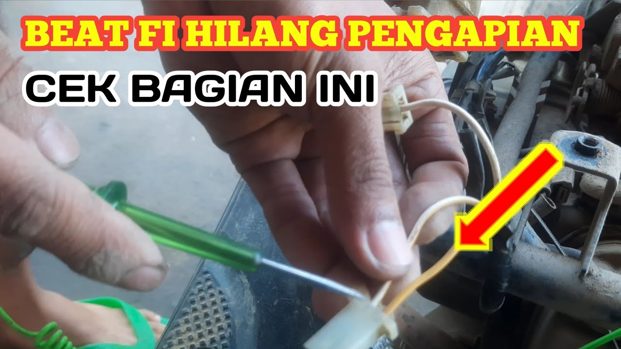 Beat fi hilang pengapian(stater kasar)