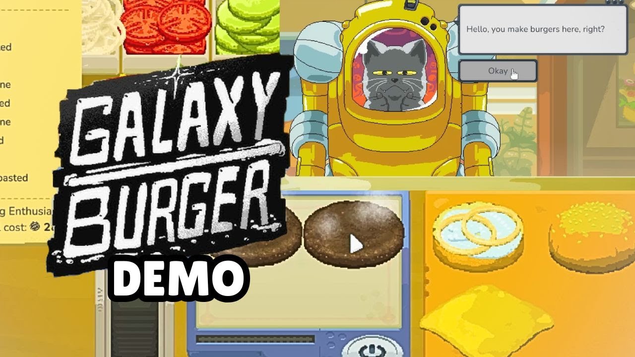 Galaxy Burger Demo | Mercury 3 Stars Full Gameplay 🍔✨