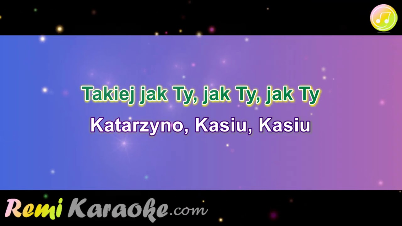 Happy End - Kasia Number One (karaoke - RemiKaraoke.com)