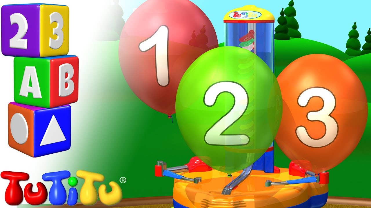 🧮Fun Toddler Numbers Learning with TuTiTu Balloon Machine toy 🤩🧮 TuTiTu Preschool and songs🎵