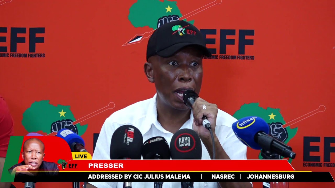 EFFPresser led by President, Julius Malema