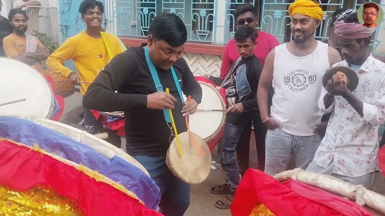 SHYAM SUNDAR VS JAY MATA DI DHOL TASHA||NABADWIP SARASWATI PUJA 2025|| RAHUL GHOSH (BUMBA)