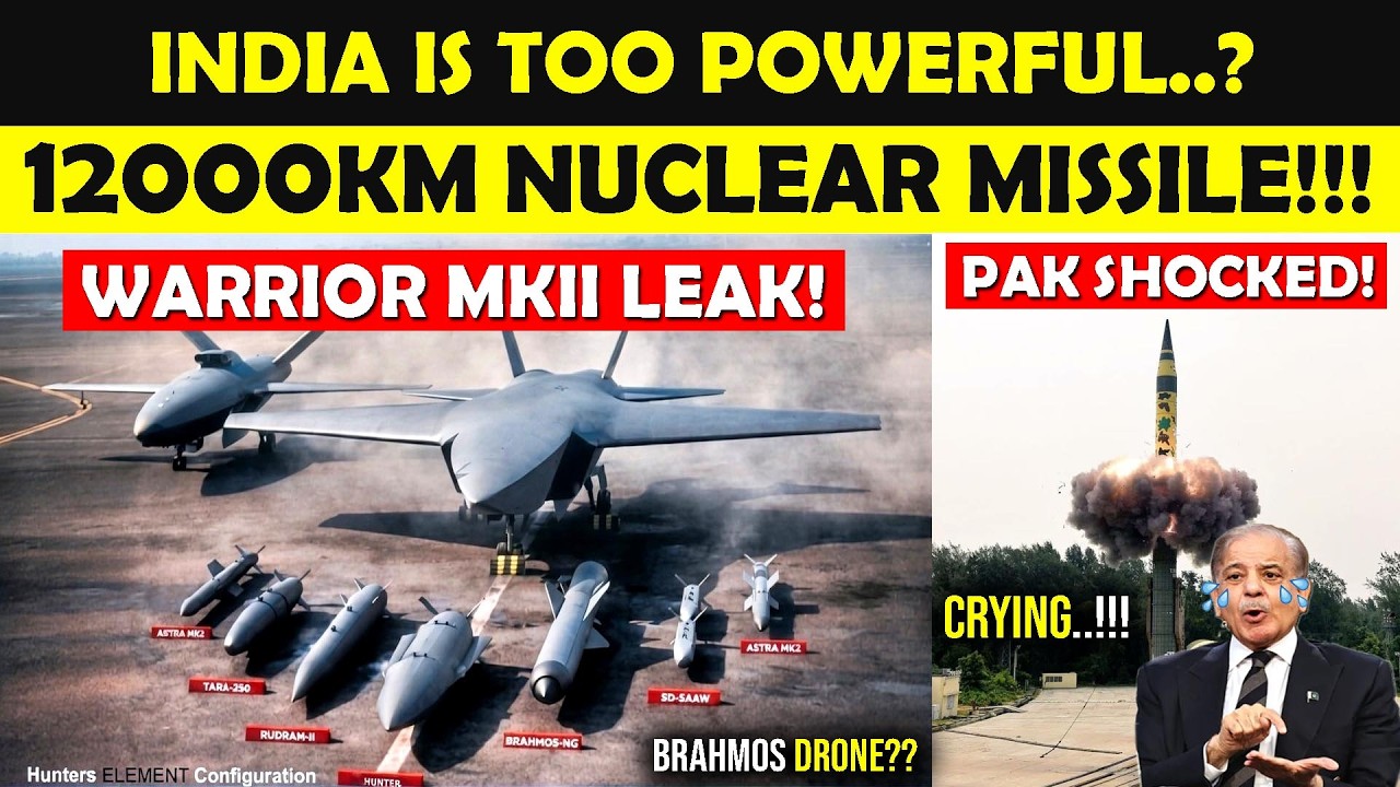 Pakistan Panics Over 12,000km Missile!,India’s Secret UCAV Shock,Drone Killer System!