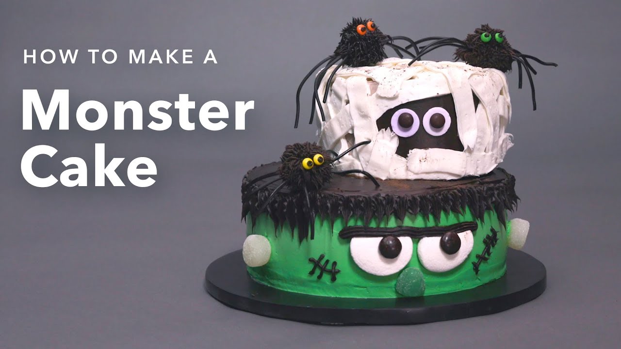 Monster Cake Tutorial | DIY Halloween Ideas