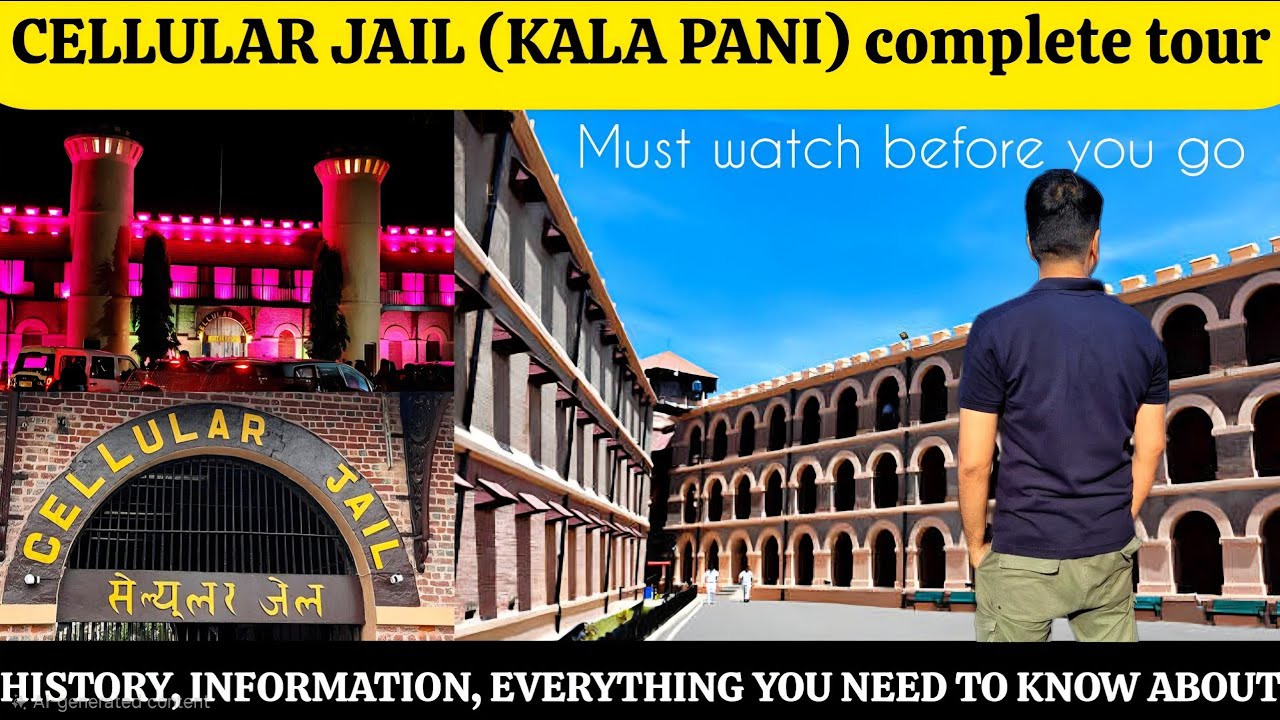 Port Blair | Cellular jail light and sound show | Andaman and Nicobar islands tour 2024