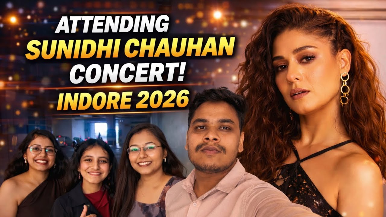 Sunidhi Chauhan Live Concert Indore 2026 | Full Vlog @sunidhichauhanofficial01  @MirchiPlusYT 