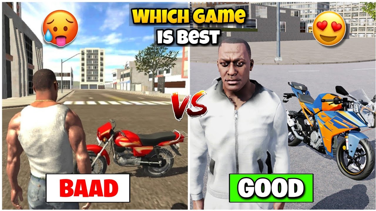 indian Bike Driving 3D V/S indian Car Bike Drive Gtiv 🔥 | Which Game is Best 🤩| KXP VINEET YT