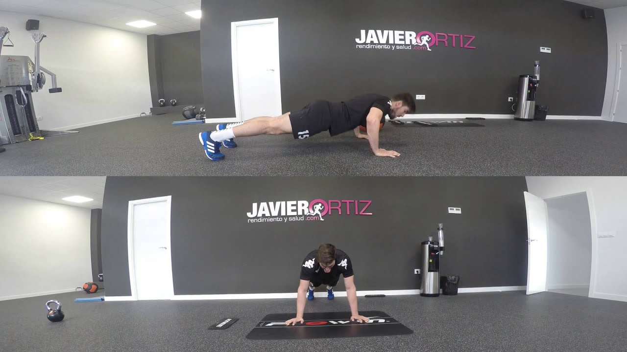 Entrenamiento Álex Dujsevahev y Juanjo Fernández