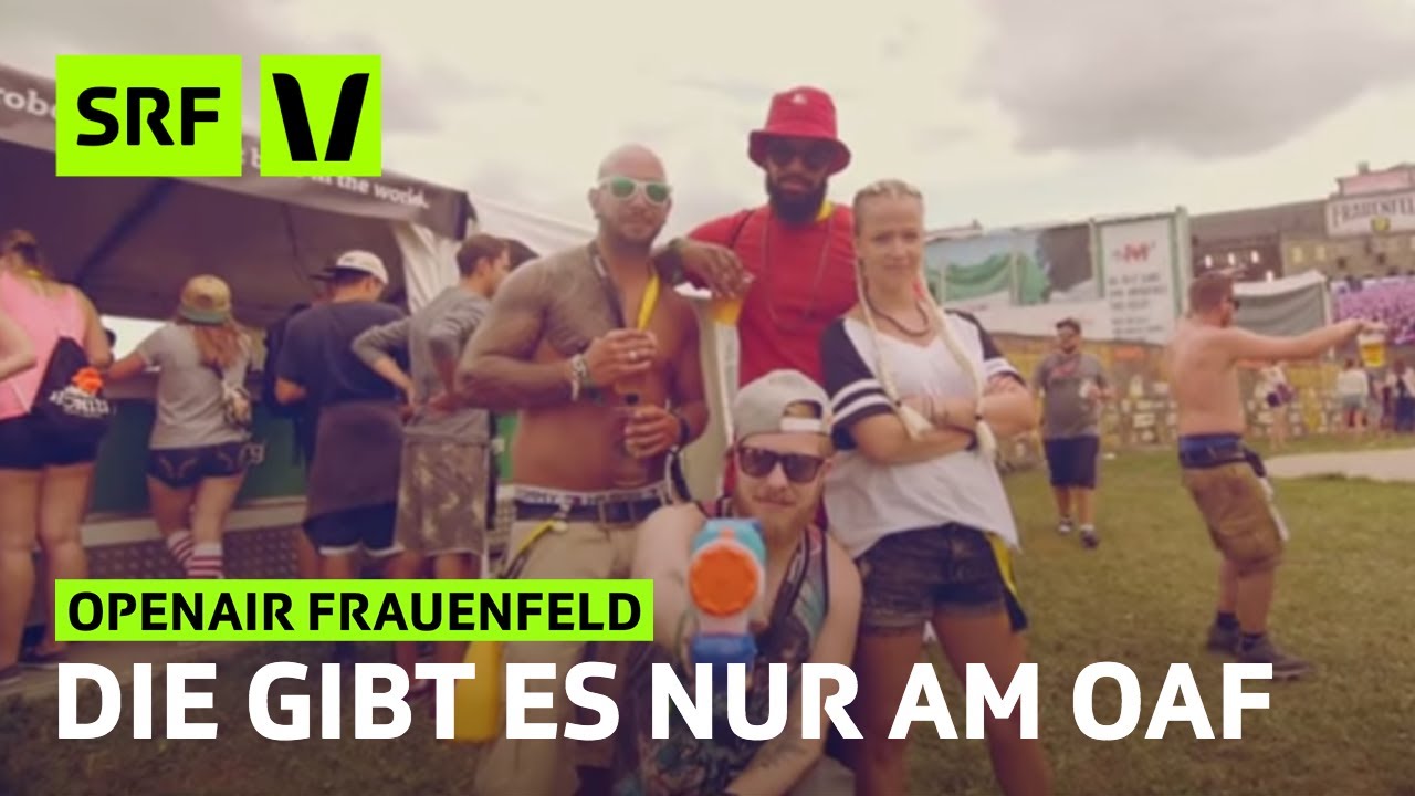 Openair Frauenfeld: 10 Arten von Festivalgängern am OAF | Festivalsommer 2015 | SRF Virus
