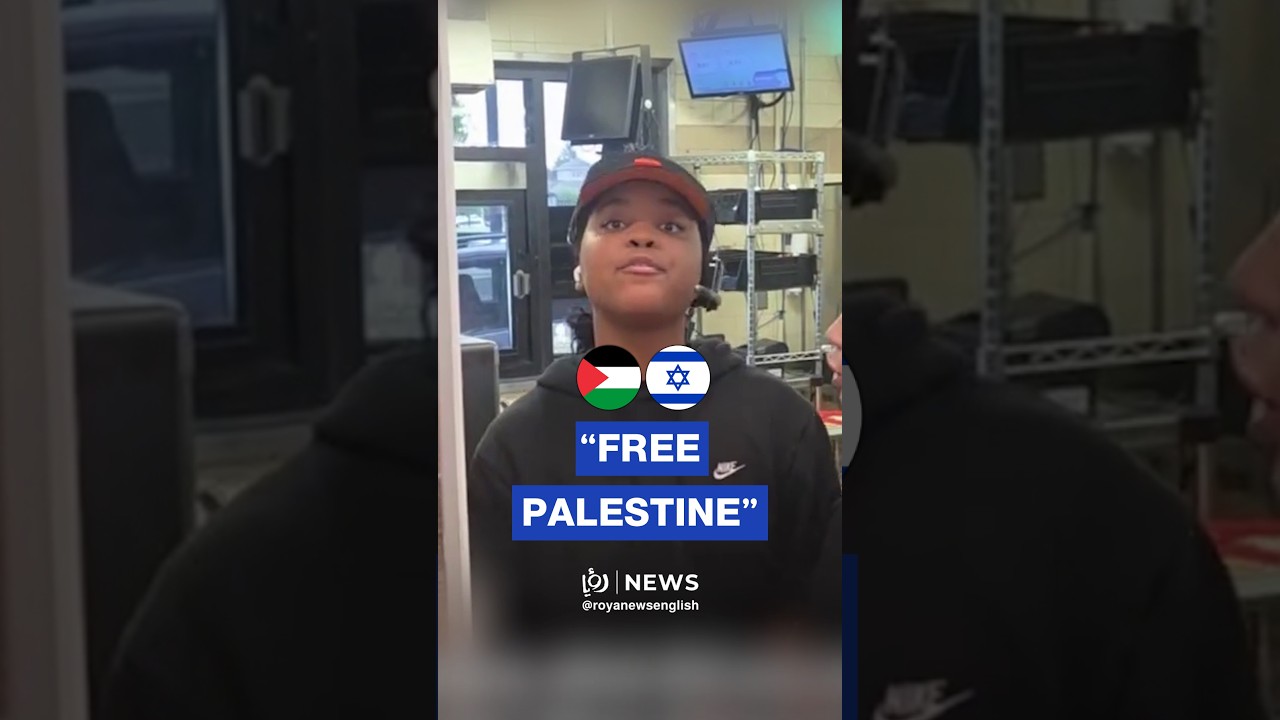 🇵🇸 🇮🇱 Fast-food restaurant employee shouts &ldquo;Free Palestine&rdquo; at &lsquo;Israeli&rsquo; customer