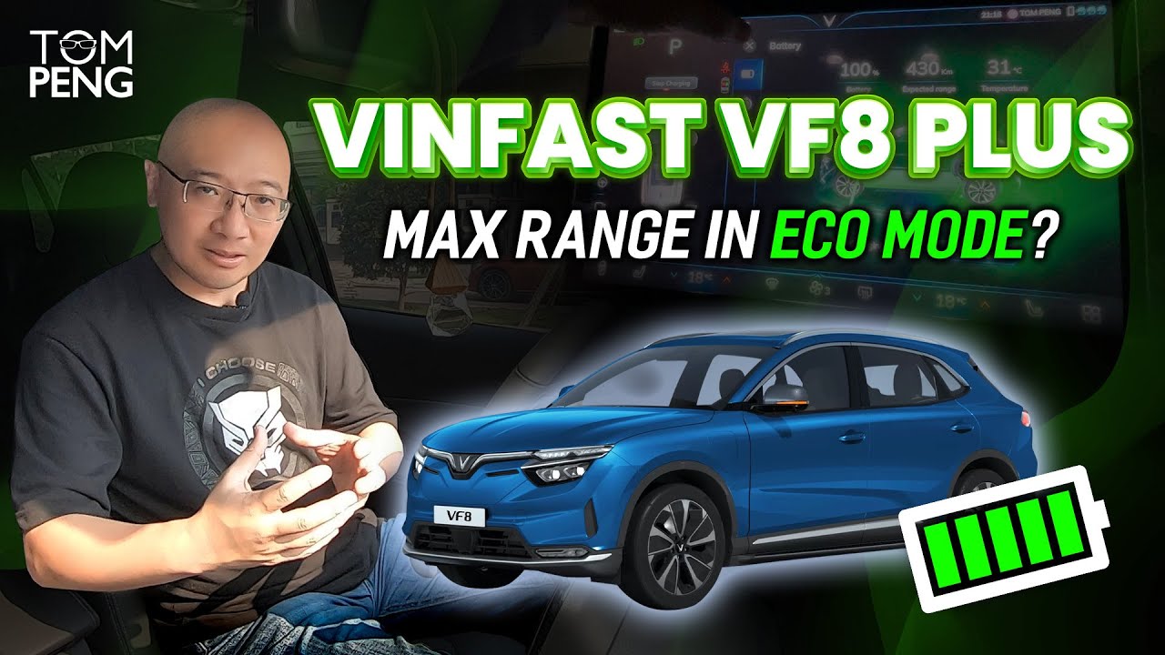 VinFast VF8 Plus - Eco Mode maximum range on a full charge?