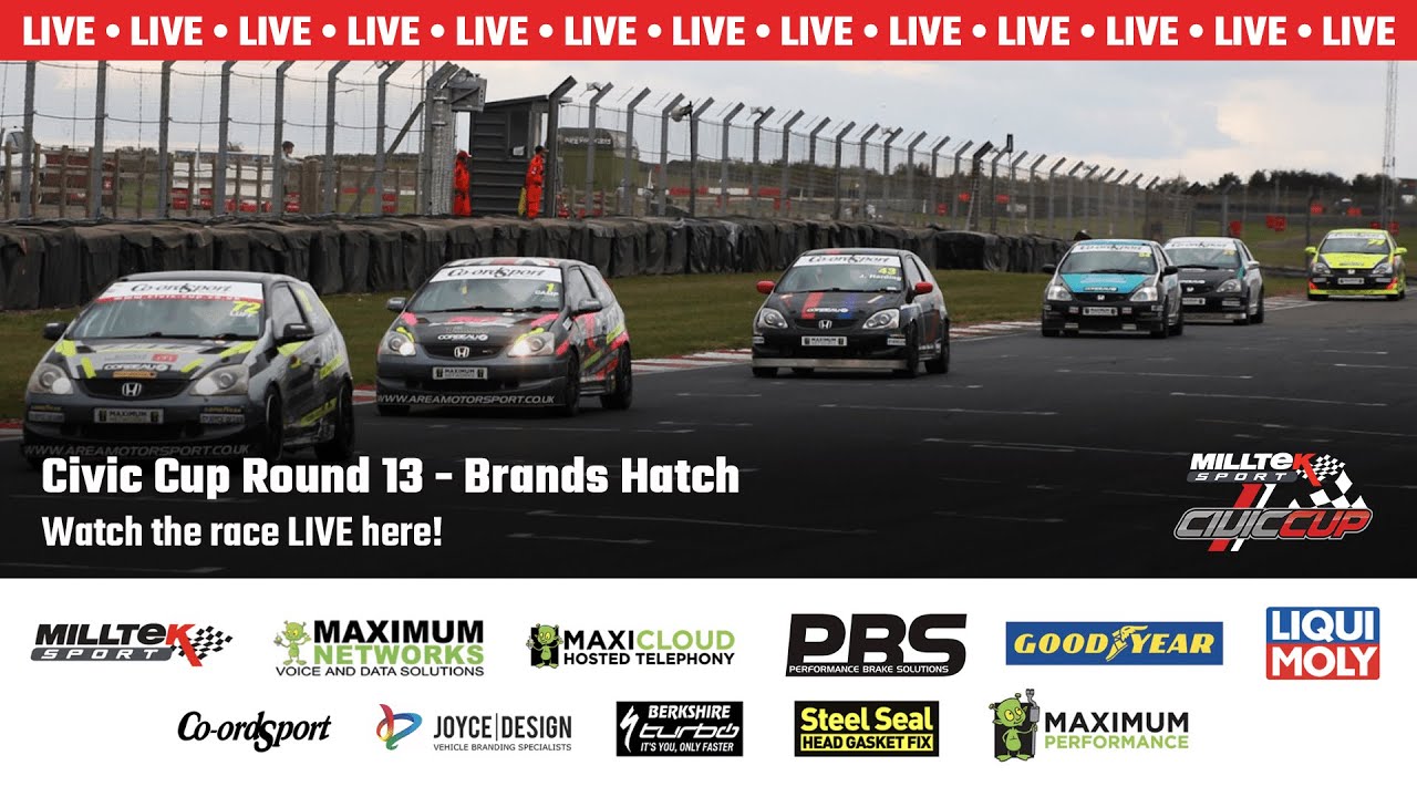 Round 13 | Milltek Sport Civic Cup | LIVE from Brands Hatch