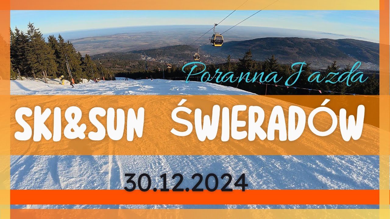 PORANNA JAZDA SKI&SUN ŚWIERADÓW ZDRÓJ DO KTÓREJ UTRZYMUJĄ SIĘ WARUNKI NA STOKU??? Odcinek ASMR? 🙂