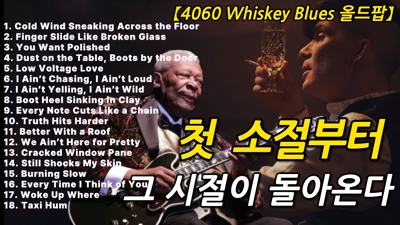 [70년대LP감성] 가장 먼저 위로해준 추억의 블루스 🎸 편안한 빈티지 시카고 위스키 기타 발라드 B.B. King Guitar Muddy Waters Soul blues