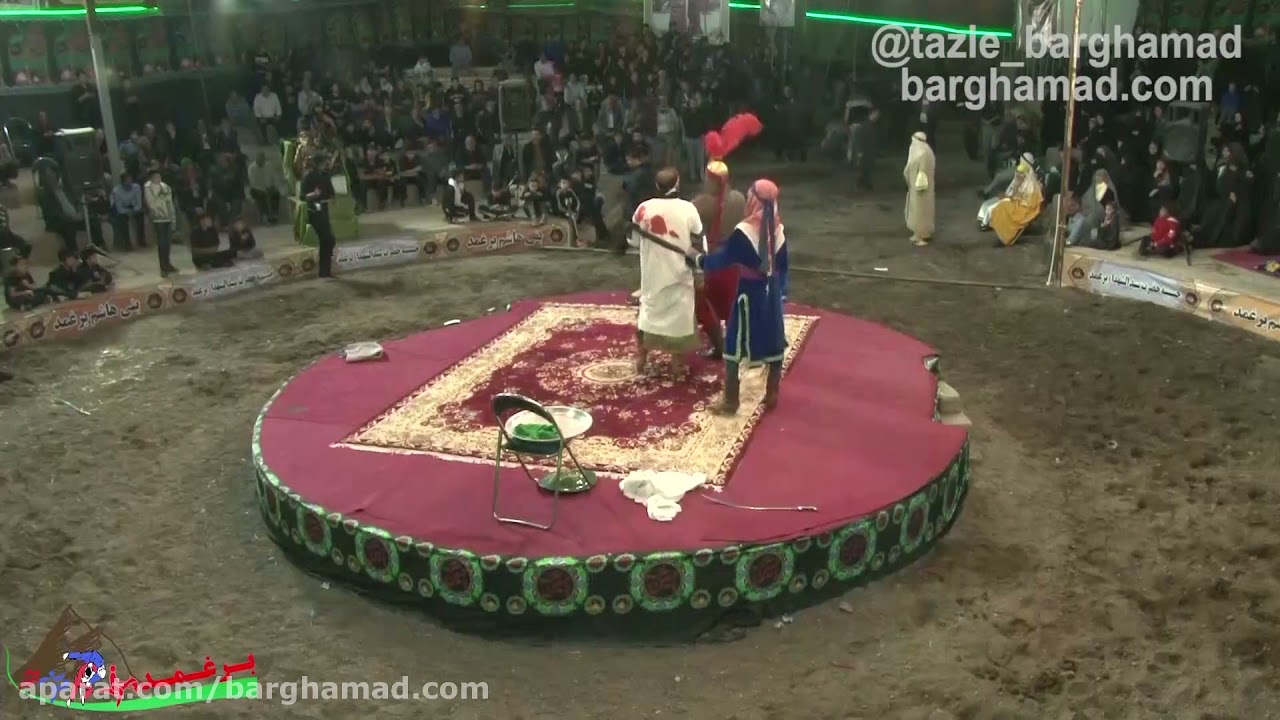 تعزیه حضرت مسلم (ع) - محرم 98 قسمت شهادت حضرت مسلم روستای برغمد
