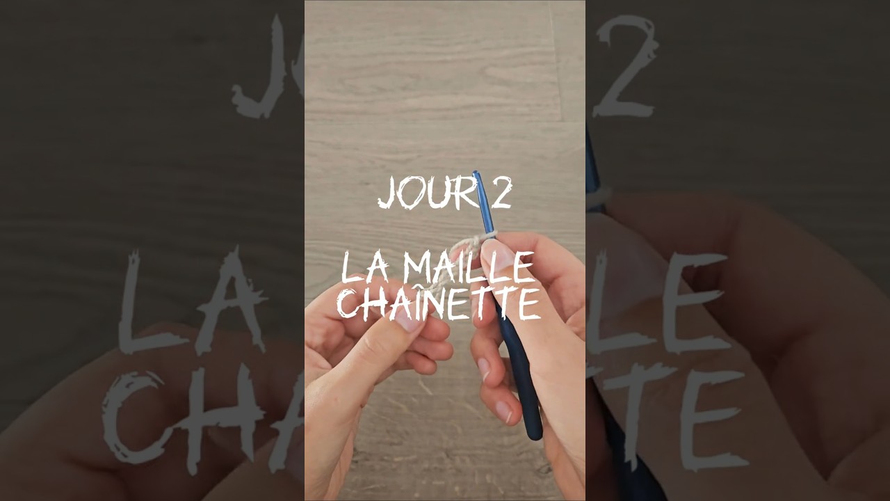 Tutoriel crochet : La maille cha&icirc;nette ✨
