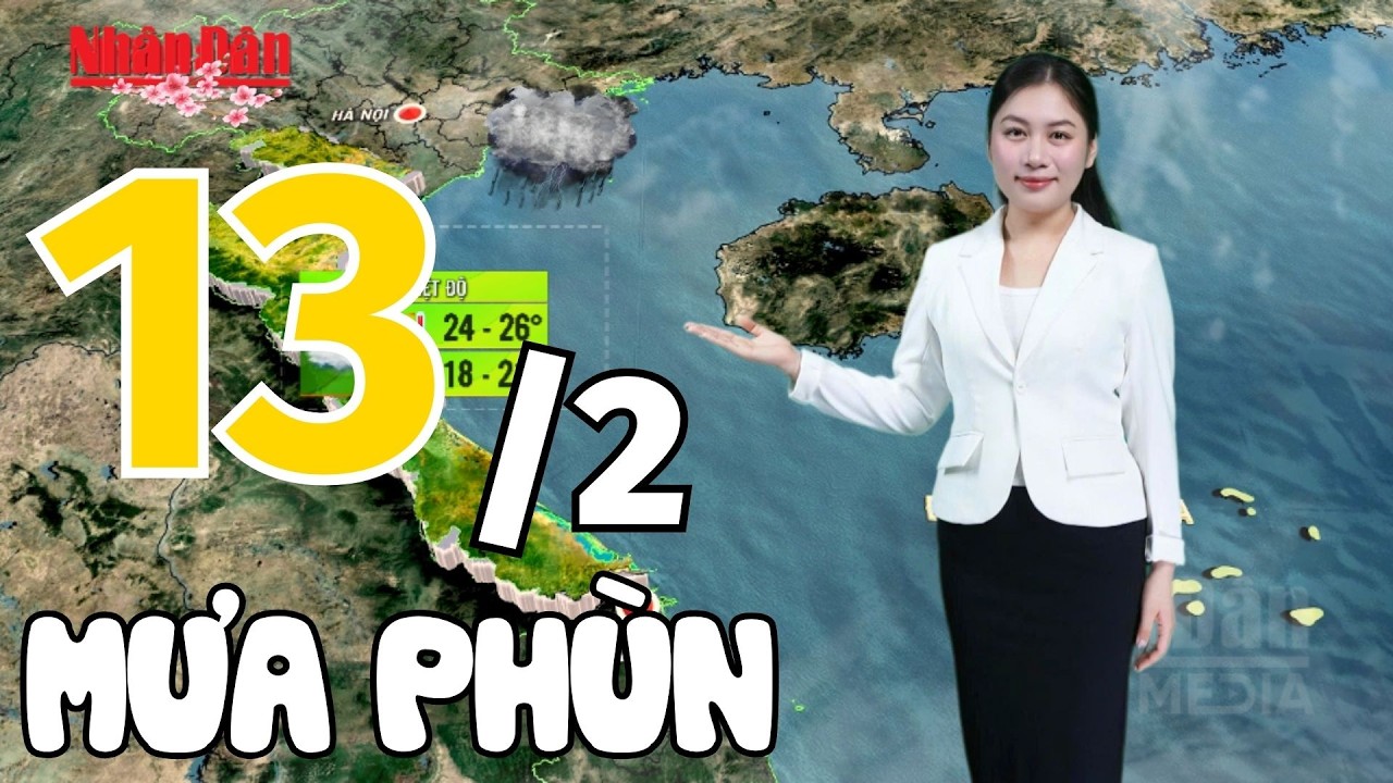 Dự báo thời tiết tối nay và ngày mai 13/2 | Dự báo thời tiết đêm nay mới nhất | Báo Nhân Dân