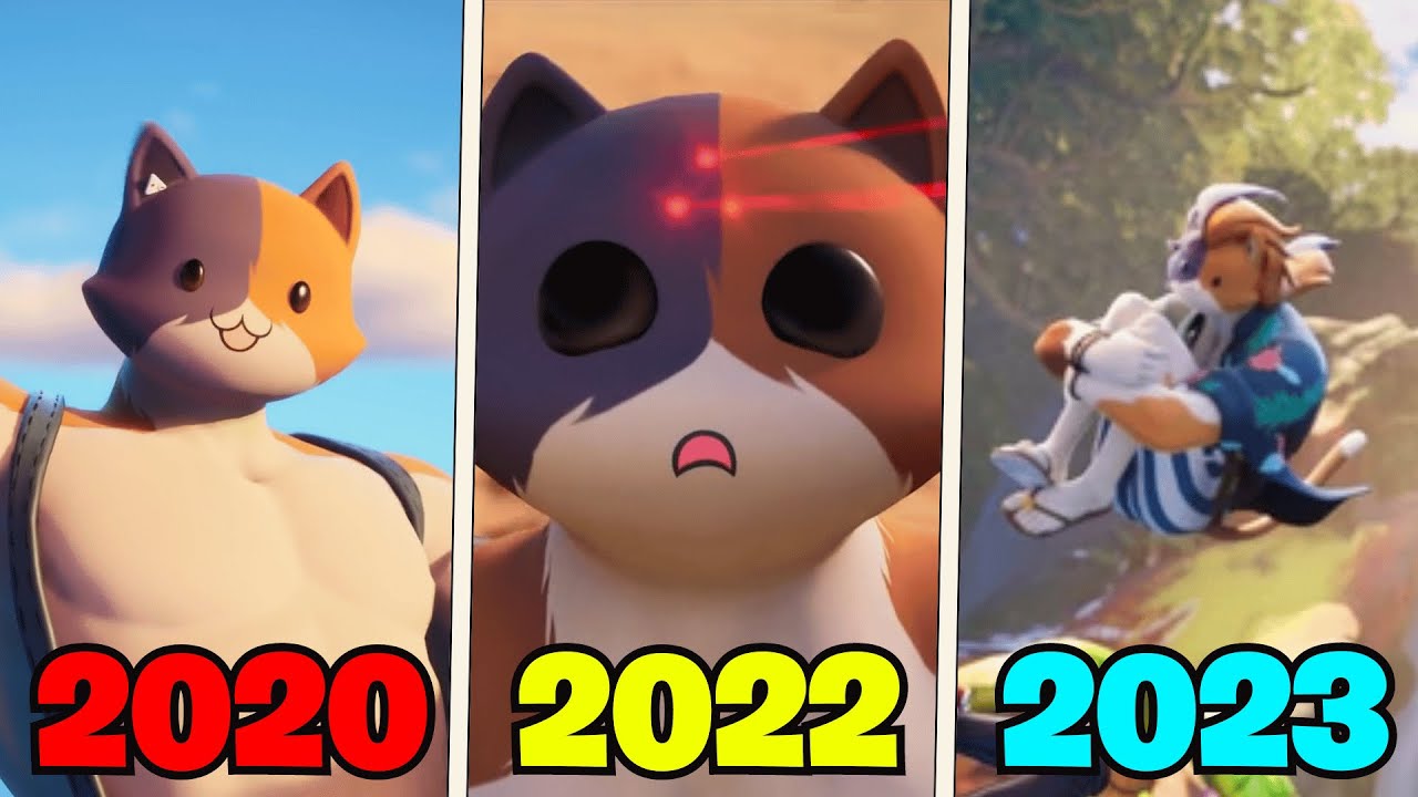 Evolution of Meowscles in Fortnite Storyline