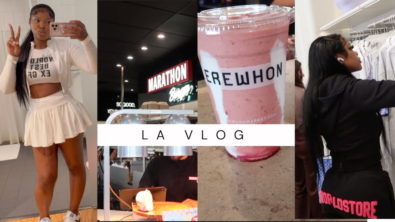 LA Vlog| Trying Restaurants, Night Life, Skims, Bodybyraven, Portos, Ere Whon | NATAYA NIKITA