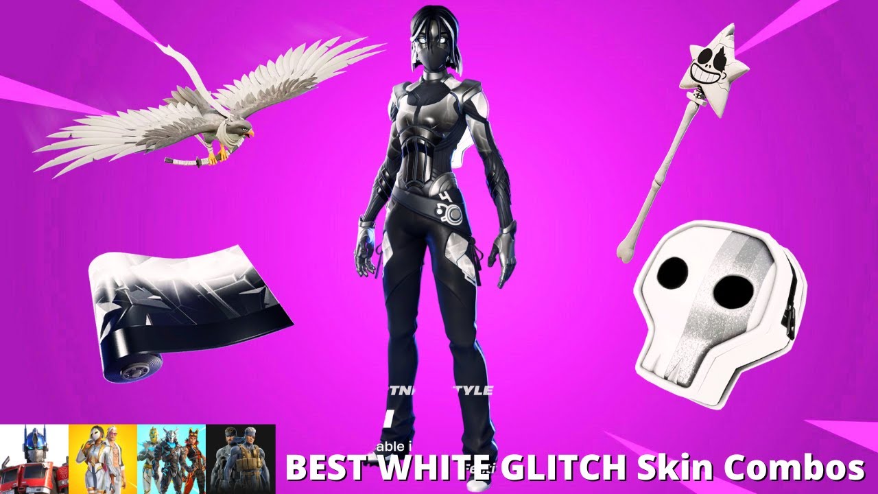 Best WHITE GLITCH Skin Combos For CHAPTER 5