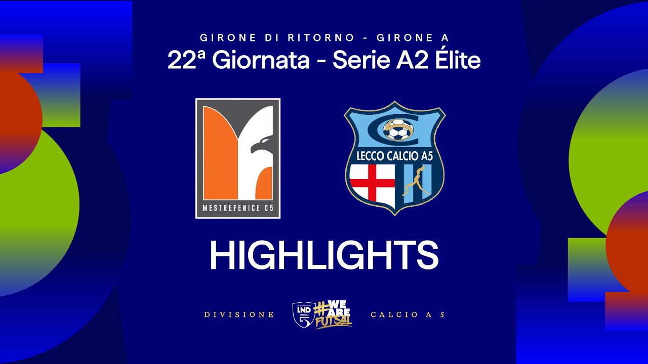MestreFenice-Lecco 4-1 | Gol e HL | 22ª giornata | Serie A2 Élite 25/26 - A