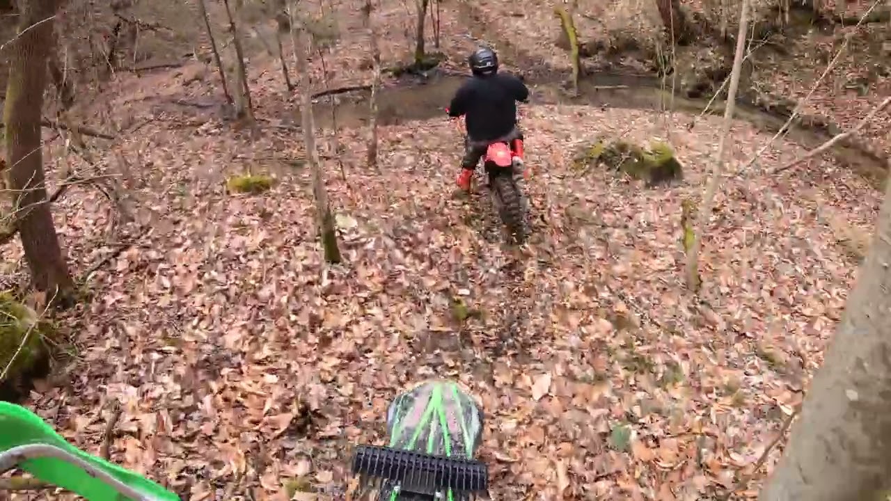 Gunrack Single Track with Chris Collins | KLX230R | CRF450RX