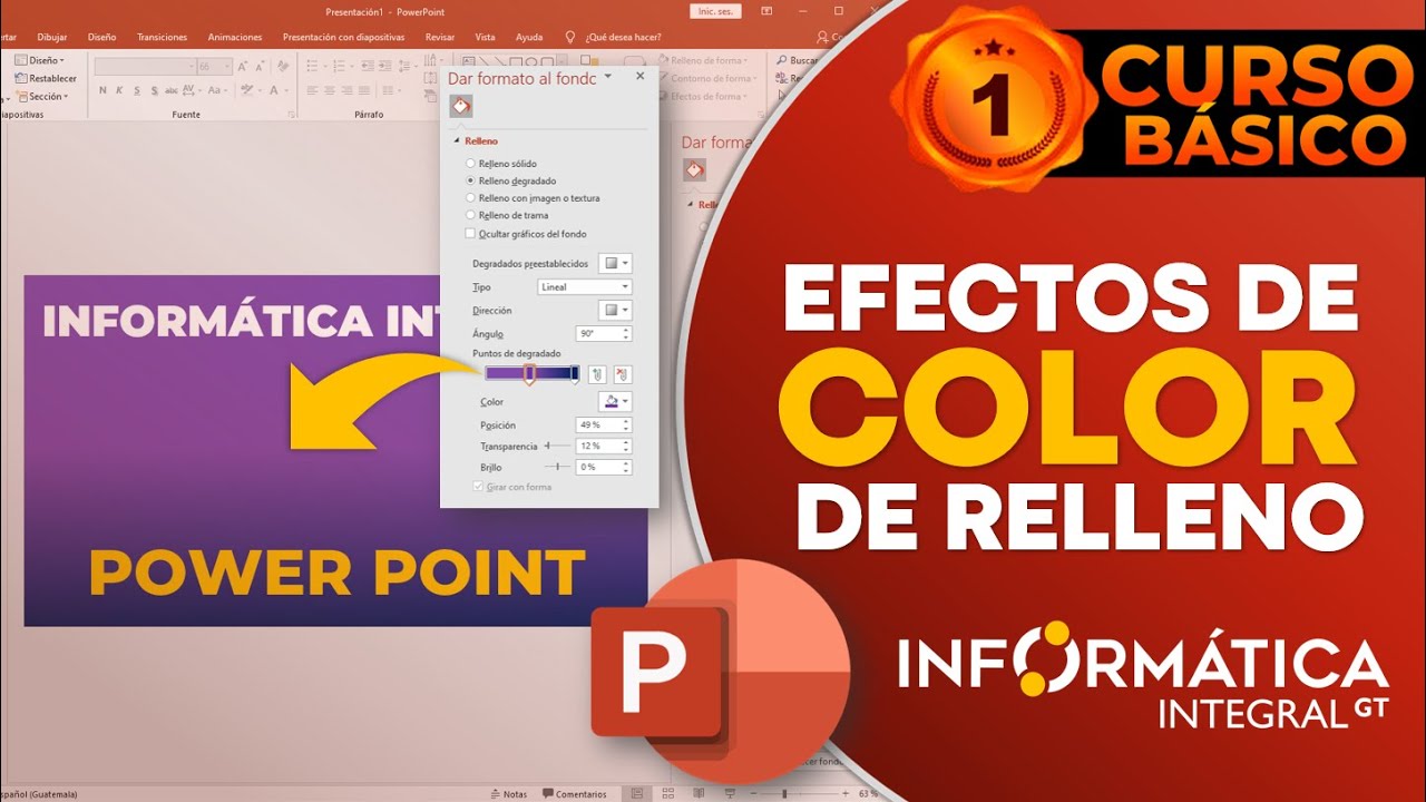 EFECTOS DE COLOR | Curso de Power Point Básico